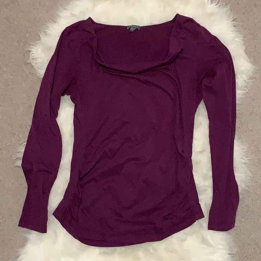🌸 Lilla P Dark Purple Long Sleeve Top